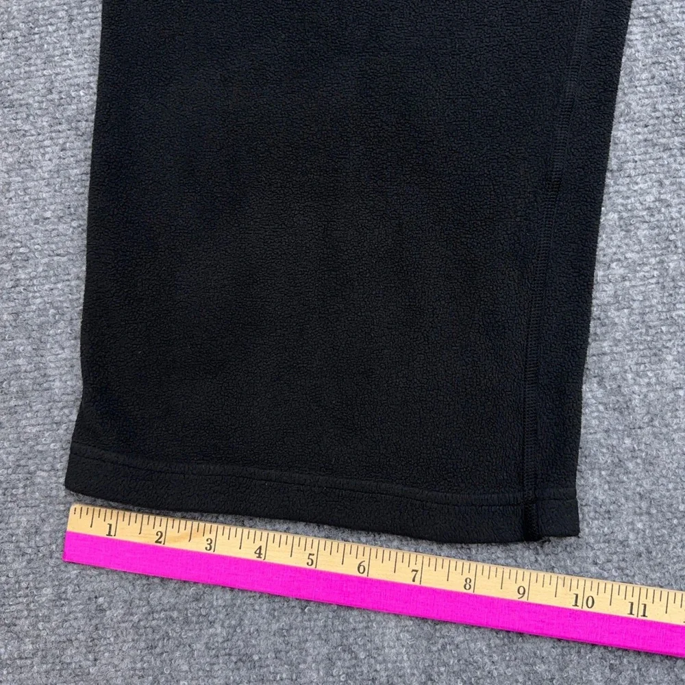 The North Face TKA 100 Polartec Classic Fleece Pants Men XL SHORT Black Straight